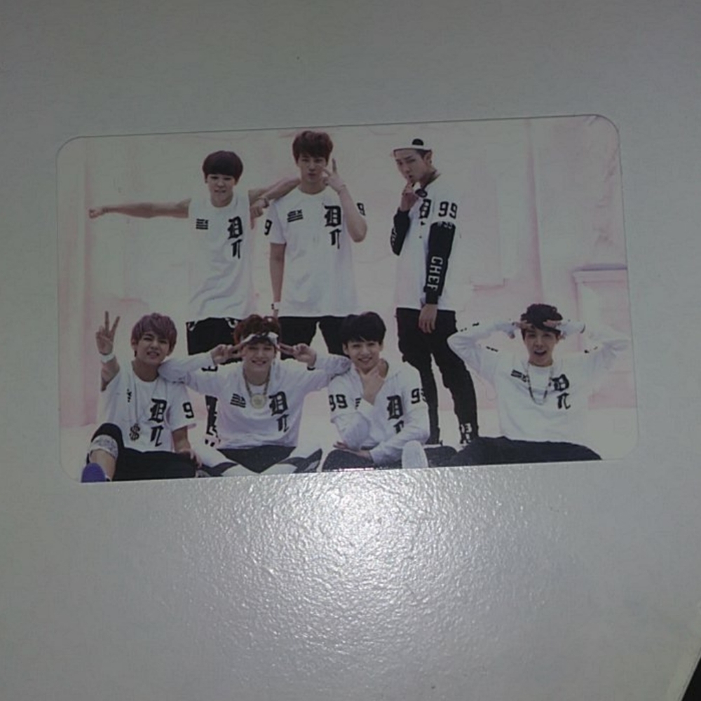 BTS photo card